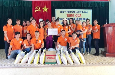 Trao quà từ thiện & nhà tình nghĩa tại Tam Giang, Núi Thành
